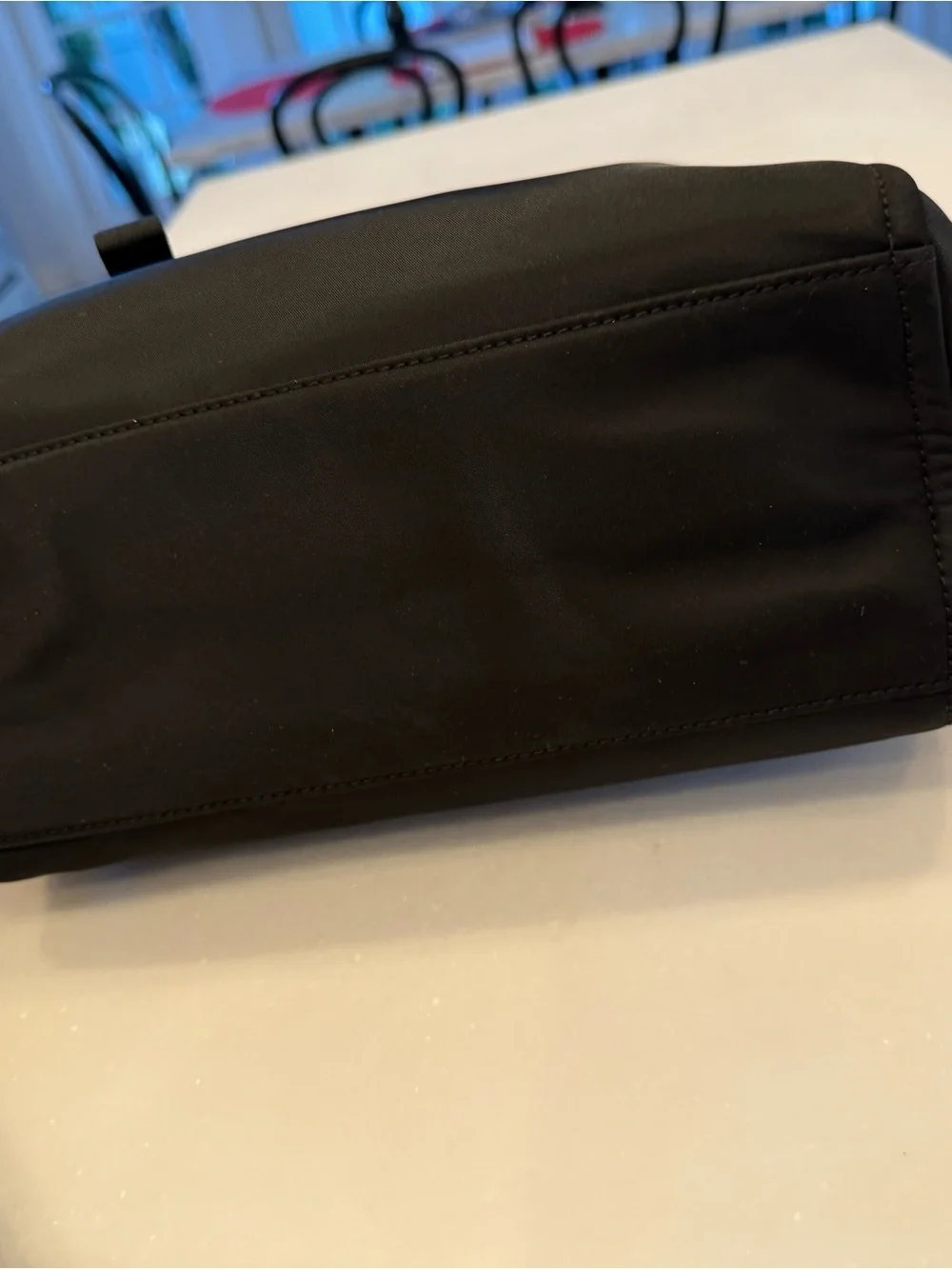 Kate Spade Chelsea Medium Satchel Black Nylon Crossbody Black NWOT